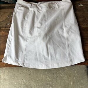 Adidas Stretch Tennis Golf Sports White Skirt W/ Pockets Women’s Size S